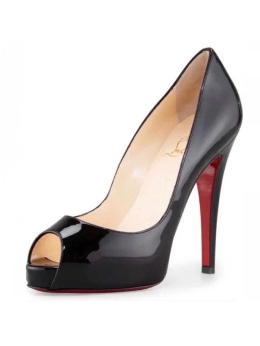 Christian Louboutin Very Prive 120mm
patent leather heels